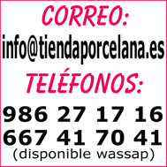Contacte con nosotros a través de correo, por teléfono o wassap