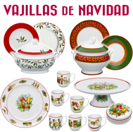 Vajillas Decoración Navidad