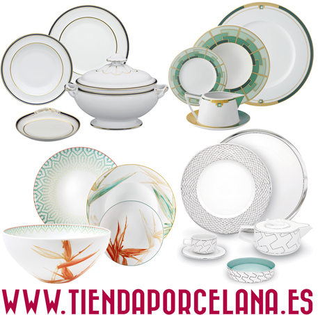 Vajilla Porcelana, Cubertería y Cristalerías