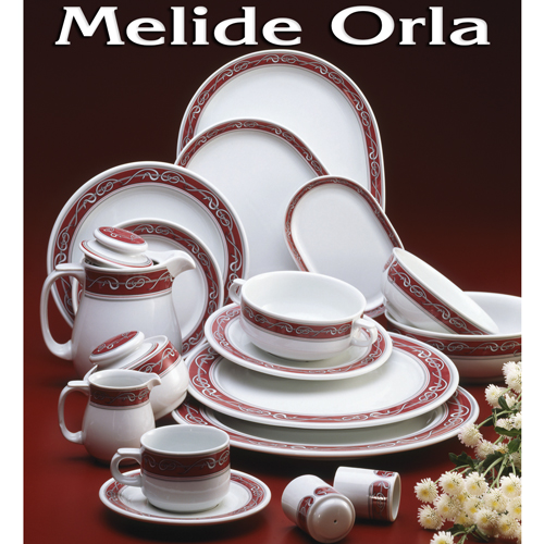 Vajillas Pontesa Santa Clara Porcelana Melide Orla servicios de mesa menaje Hogar y Hostelería