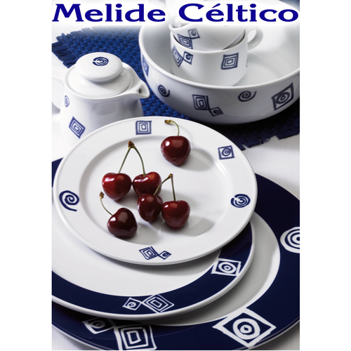 Vajillas Pontesa Santa Clara Porcelana Melide Celtico servicios de mesa menaje Hogar y Hostelería